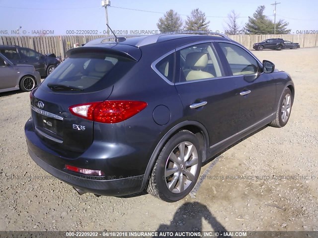 JNKAJ09E98M300090 - 2008 INFINITI EX35 JOURNEY GRAY photo 4