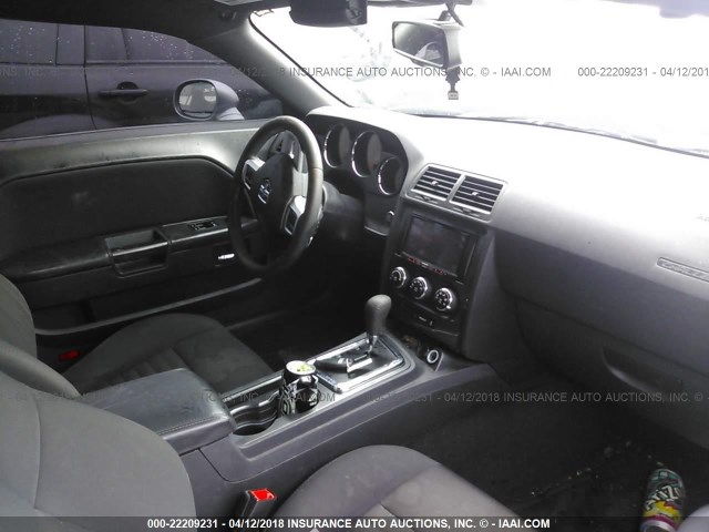 2C3CDYAG2DH612296 - 2013 DODGE CHALLENGER SXT GRAY photo 5