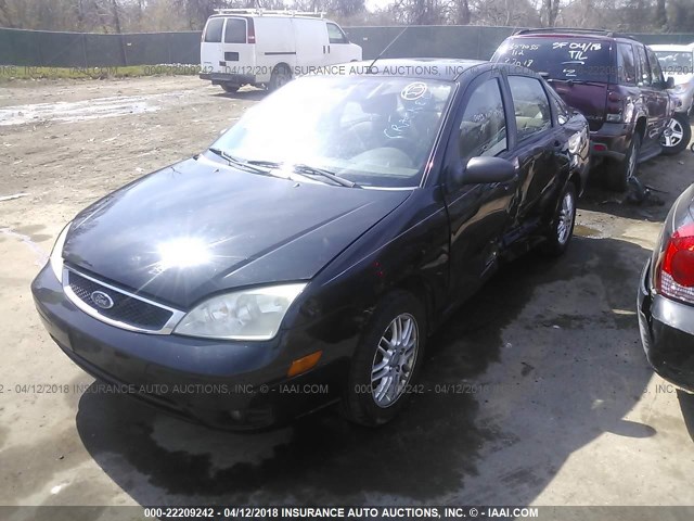 1FAFP34N97W295478 - 2007 FORD FOCUS ZX4/S/SE/SES BLACK photo 2