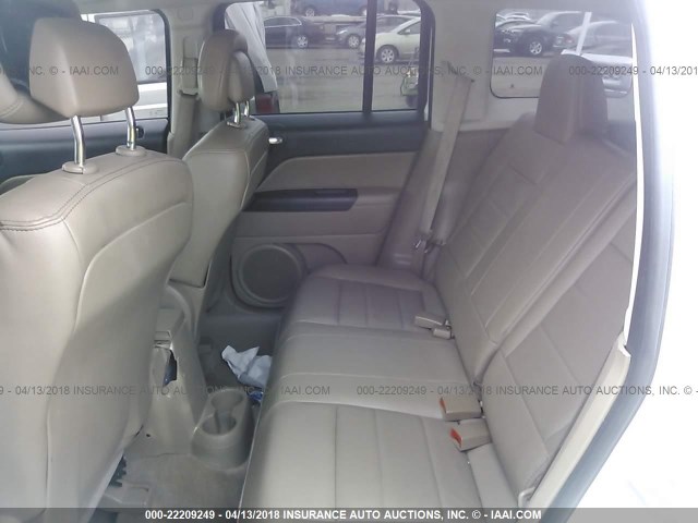 1C4NJPFA1ED888494 - 2014 JEEP PATRIOT LATITUDE WHITE photo 8