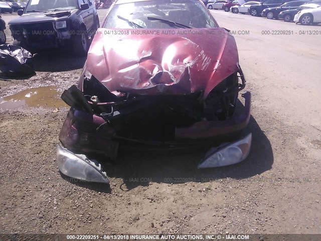 4T1BE30K02U057237 - 2002 TOYOTA CAMRY LE/XLE/SE 勃艮第红 照片 6