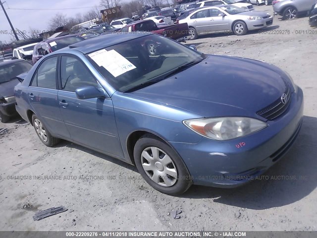 4T1BE30K73U767866 - 2003 TOYOTA CAMRY LE/XLE/SE Light Blue photo 1