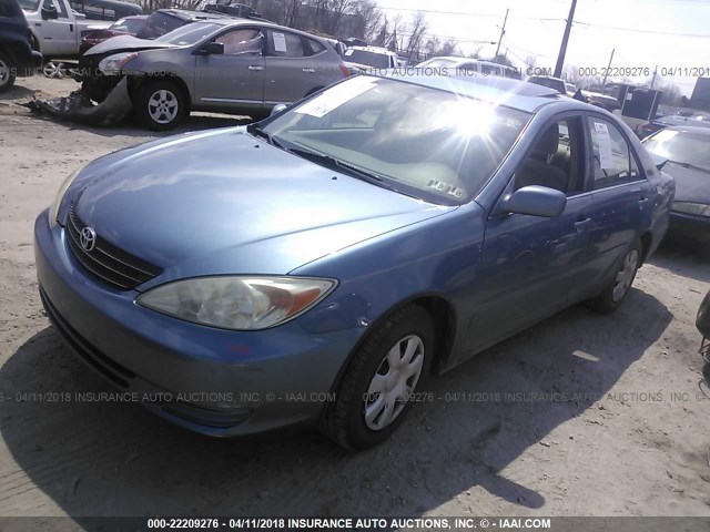 4T1BE30K73U767866 - 2003 TOYOTA CAMRY LE/XLE/SE ღია ლურჯი ფოტო 2