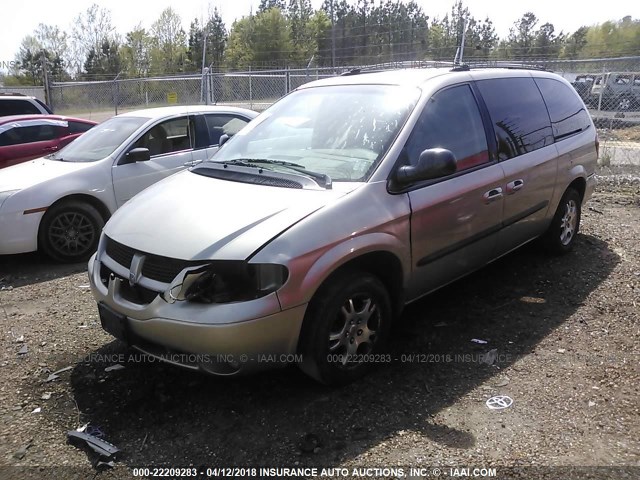 2D4GP44L13R311665 - 2003 DODGE GRAND CARAVAN SPORT GOLD photo 2