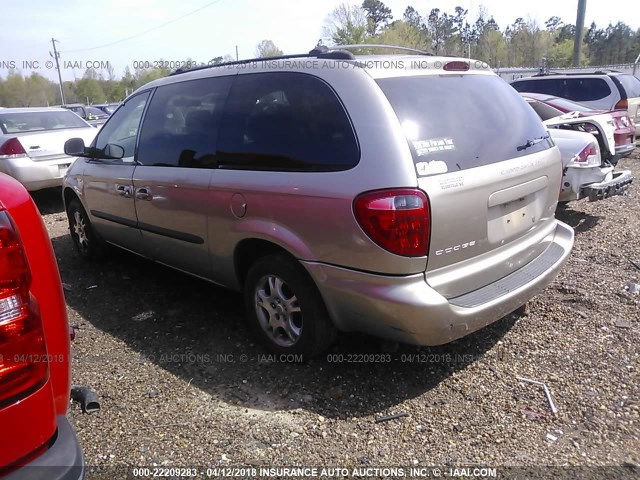 2D4GP44L13R311665 - 2003 DODGE GRAND CARAVAN SPORT GOLD photo 3