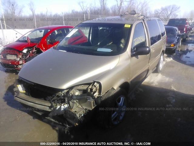 1GNDV23L05D178390 - 2005 CHEVROLET UPLANDER LS TAN photo 2