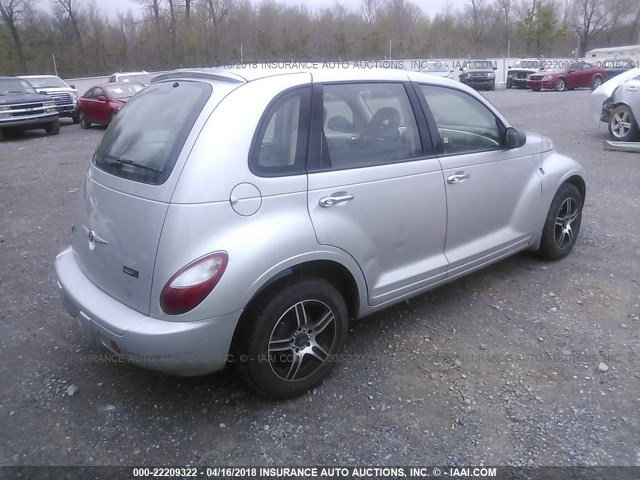 3A8FY48B38T147372 - 2008 CHRYSLER PT CRUISER SILVER photo 4