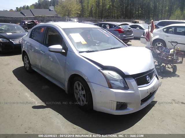 3N1AB6AP2AL629926 - 2010 NISSAN SENTRA 2.0/2.0S/SR/2.0SL SILVER photo 1