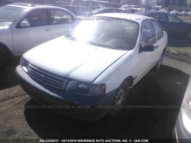 JT2EL46S9R0410640 - 1994 TOYOTA TERCEL STD WHITE photo 2