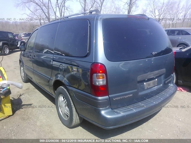 1GNDV23E85D149205 - 2005 CHEVROLET VENTURE LS BLUE photo 3