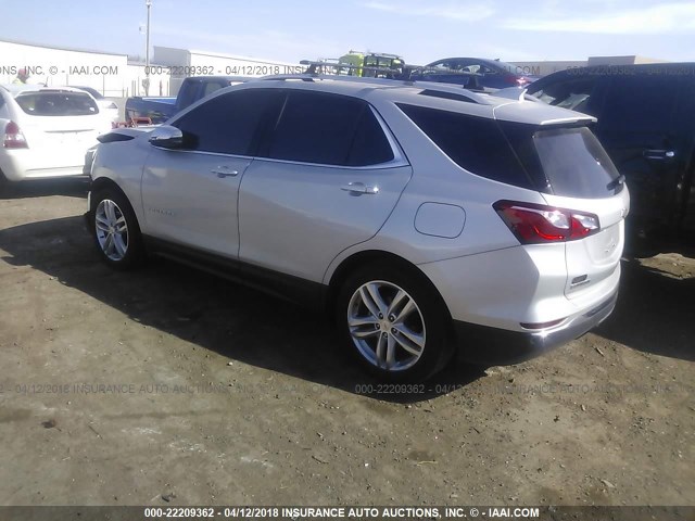 2GNAXVEVXJ6121703 - 2018 CHEVROLET EQUINOX PREMIER SILVER photo 3