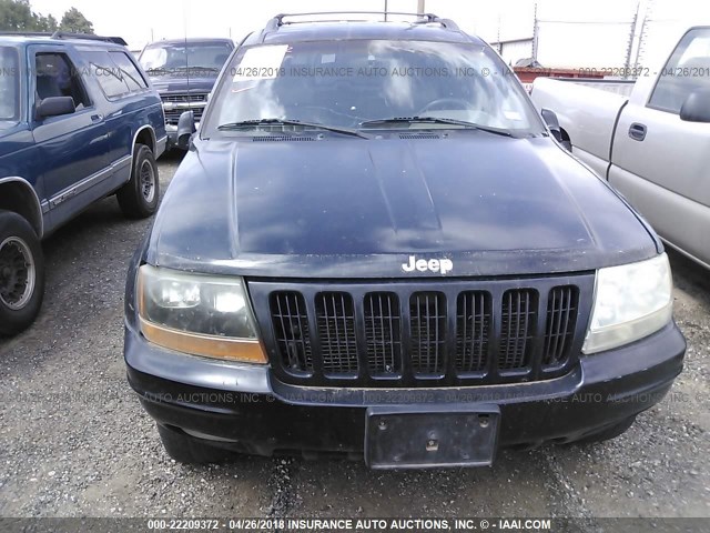 1J4G258S9YC337783 - 2000 JEEP GRAND CHEROKEE LIMITED BLACK photo 6