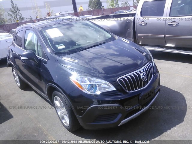 KL4CJASB7FB266007 - 2015 BUICK ENCORE BLACK photo 1