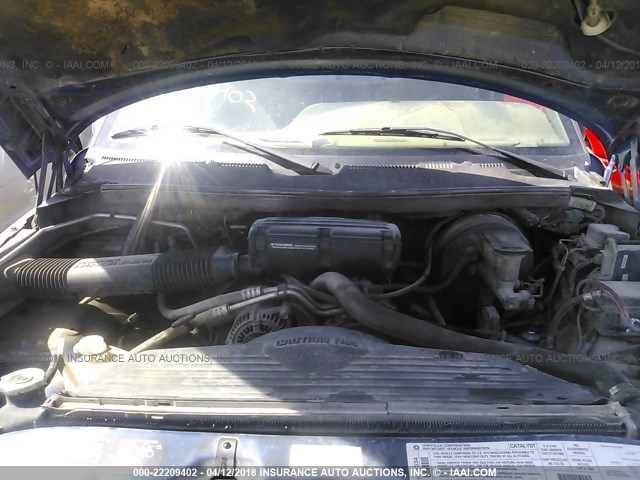 1B7HF13ZXTJ147751 - 1996 DODGE RAM 1500 GRAY photo 10