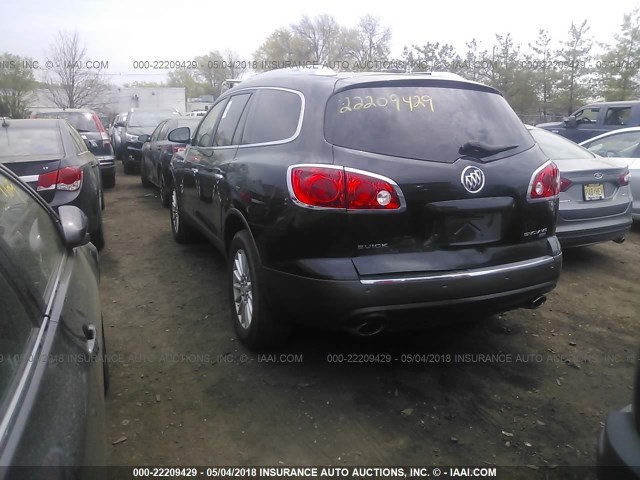 5GALVBEDXAJ185791 - 2010 BUICK ENCLAVE CXL 黑色 照片 3