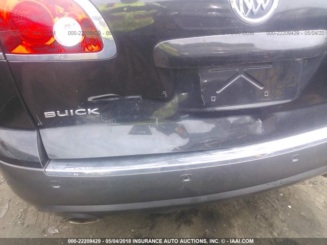 5GALVBEDXAJ185791 - 2010 BUICK ENCLAVE CXL 黑色 照片 6