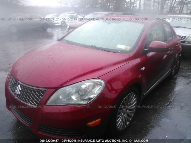 JS2RF9A33C6100426 - 2012 SUZUKI KIZASHI SE RED photo 2