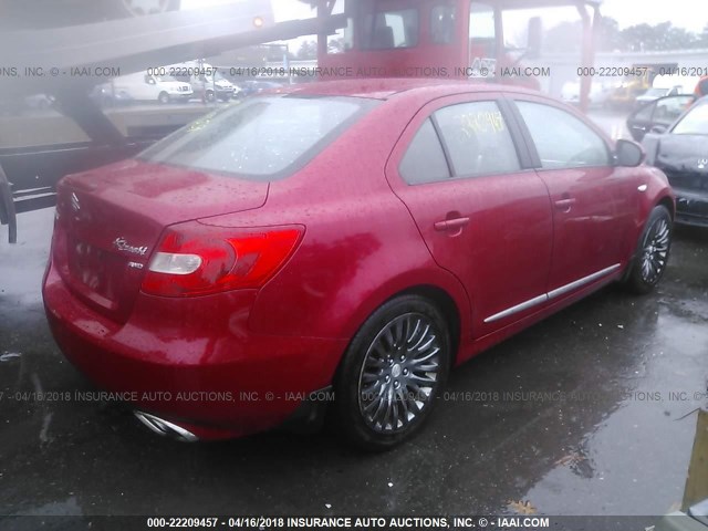 JS2RF9A33C6100426 - 2012 SUZUKI KIZASHI SE RED photo 4