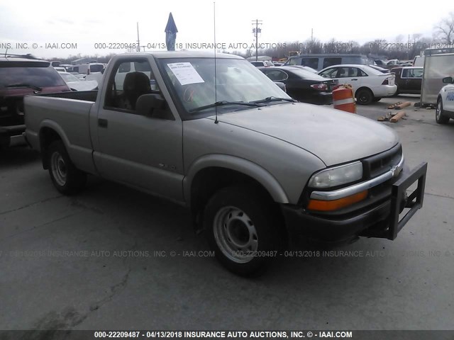 1GCCS14W028263766 - 2002 CHEVROLET S TRUCK S10 SILVER photo 1