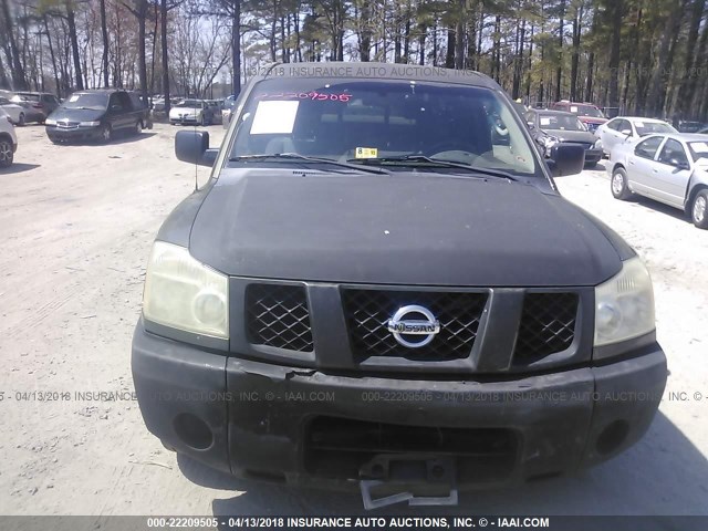 1N6AA06AX4N502599 - 2004 NISSAN TITAN XE/SE/LE GREEN photo 6