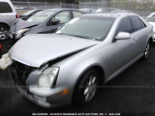 1G6DC67A250143648 - 2005 CADILLAC STS SILVER photo 2