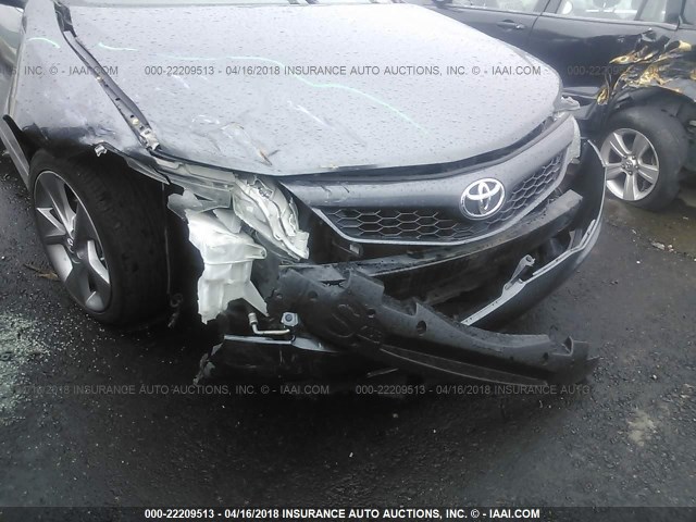 4T1BK1FK4CU019483 - 2012 TOYOTA CAMRY SE/XLE GRAY photo 6