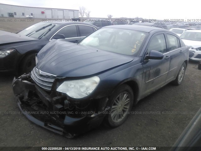 1C3LC56R78N270224 - 2008 CHRYSLER SEBRING TOURING BLUE photo 2