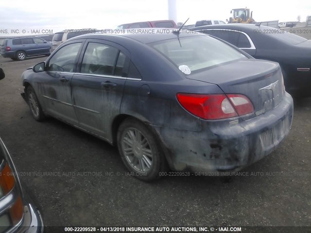 1C3LC56R78N270224 - 2008 CHRYSLER SEBRING TOURING BLUE photo 3