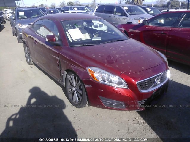 YV1672MC5CJ128197 - 2012 VOLVO C70 T5 RED photo 1