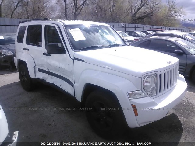 1J4PN2GKXBW588177 - 2011 JEEP LIBERTY SPORT WHITE photo 1