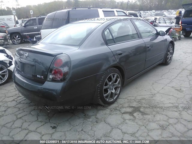 1N4BL11D86C162284 - 2006 NISSAN ALTIMA SE/SL/SE-R GRAY photo 4