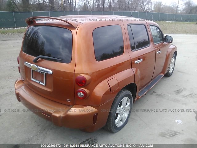 3GNDA23D36S561262 - 2006 CHEVROLET HHR LT ORANGE photo 4