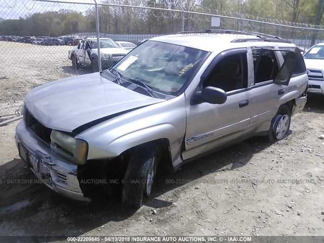 1GNDS13S622418060 - 2002 CHEVROLET TRAILBLAZER  Champagne photo 2