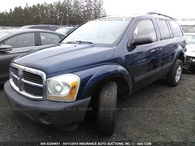 1D4HD38N85F589797 - 2005 DODGE DURANGO ST BLUE photo 2