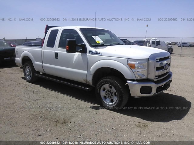 1FT7X2B64CEC72582 - 2012 FORD F250 SUPER DUTY WHITE photo 1