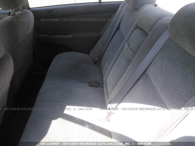4T1BE32K83U722321 - 2003 TOYOTA CAMRY LE/XLE/SE SILVER photo 8