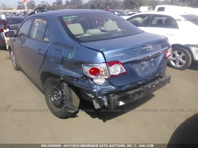 5YFBU4EE9CP069787 - 2012 TOYOTA COROLLA S/LE BLUE photo 6