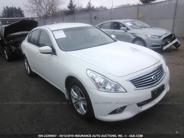 JN1DV6AR1CM862288 - 2012 INFINITI G25 WHITE photo 1