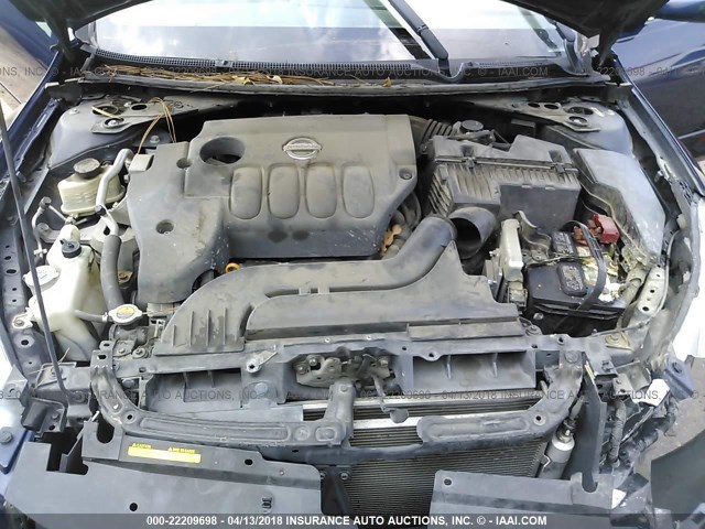1N4AL2AP3AN478264 - 2010 NISSAN ALTIMA S მუქი ლურჯი ფოტო 10