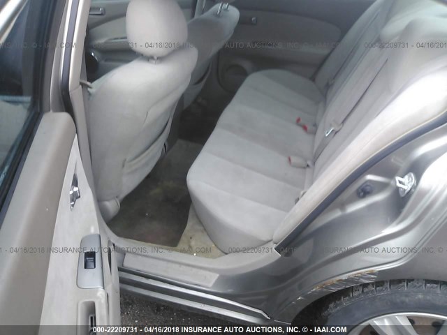 1N4AL11D15C150648 - 2005 NISSAN ALTIMA S/SL GRAY photo 8