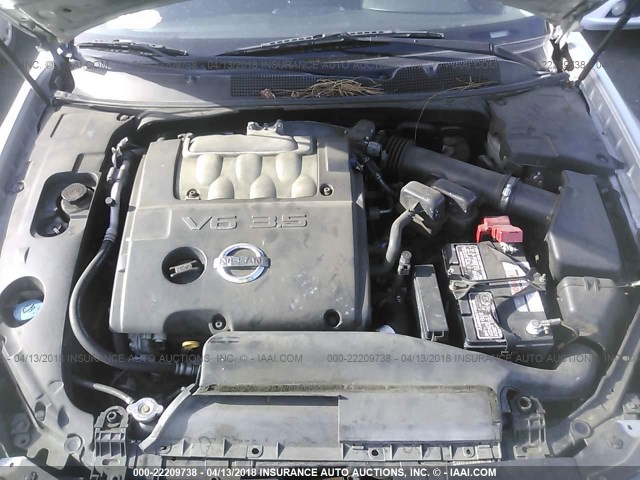 1N4BA41E28C818871 - 2008 NISSAN MAXIMA SE/SL SILVER photo 10