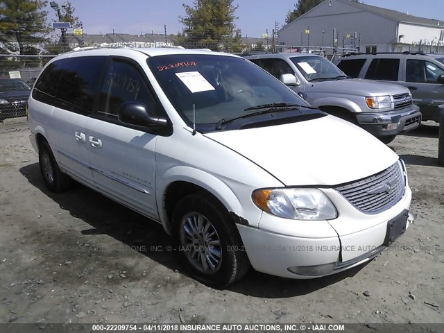 2C8GP64LX1R400591 - 2001 CHRYSLER TOWN & COUNTRY LIMITED WHITE photo 1