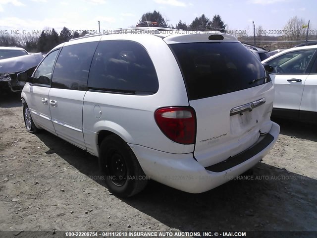 2C8GP64LX1R400591 - 2001 CHRYSLER TOWN & COUNTRY LIMITED WHITE photo 3