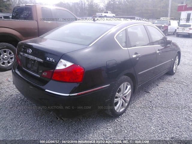 JN1CY0AR8AM961378 - 2010 INFINITI M35 SPORT BLACK photo 4