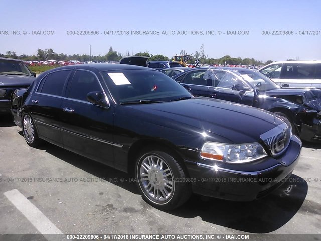 2LNHM82V58X643192 - 2008 LINCOLN TOWN CAR SIGNATURE LIMITED BLACK photo 1