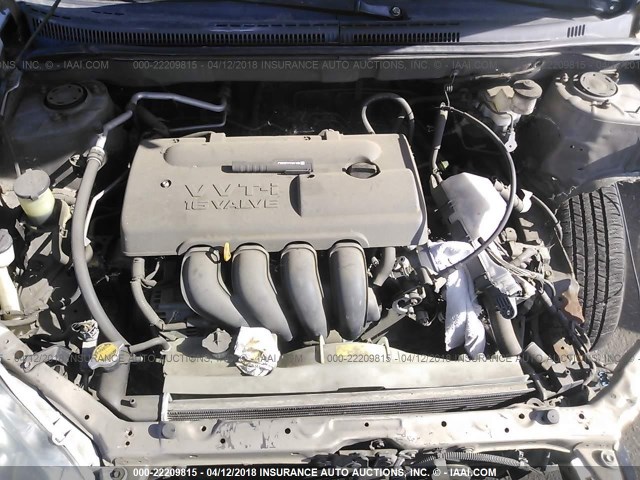 1NXBR32E34Z337524 - 2004 TOYOTA COROLLA CE/LE/S GOLD photo 10