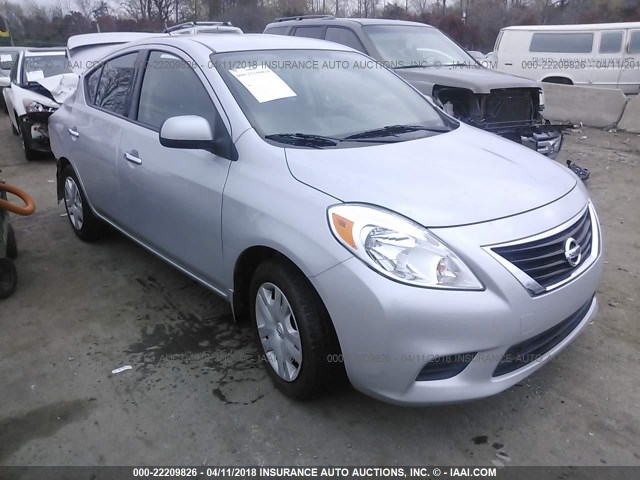 3N1CN7AP1EK449306 - 2014 NISSAN VERSA S/S PLUS/SV/SL SILVER photo 1