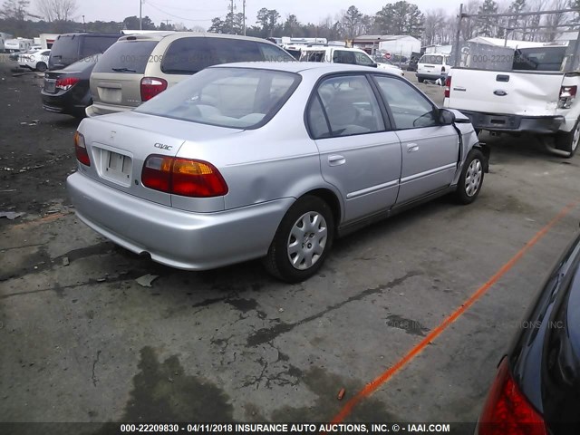 2HGEJ6619XH521764 - 1999 HONDA CIVIC SE SILVER photo 4