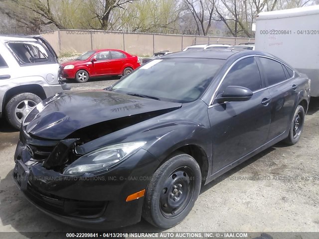 1YVHZ8BH6C5M17909 - 2012 MAZDA 6 I GRAY photo 2