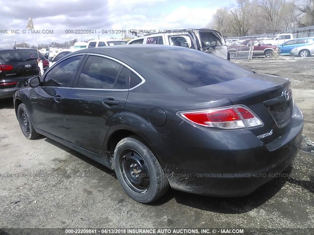 1YVHZ8BH6C5M17909 - 2012 MAZDA 6 I GRAY photo 3